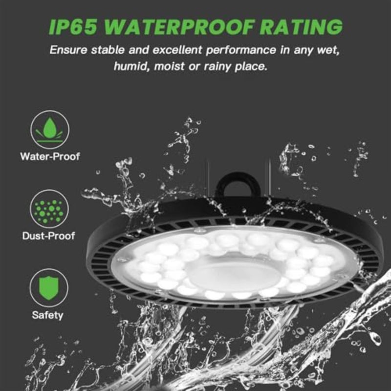 UFO LED الأضواء كول الأبيض 6500K UFO LED 30000LM الصناعية مصباح داخلي IP65 أضواء LED مقاومة للماء للورش الصناعية - Image 5