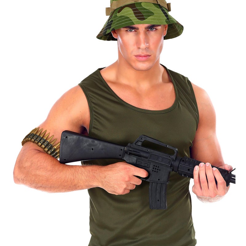W WIDMANN MILANO Party Fashion W WIDMANN MILANO Party Fashion Bullet Belt For Legs 24 Bullets Bullets Novelty Toy Weapons & Armour for Fancy Dress Costumes Accessory - Image 2