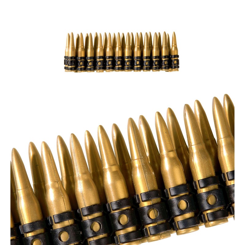 W WIDMANN MILANO Party Fashion W WIDMANN MILANO Party Fashion Bullet Belt For Legs 24 Bullets Bullets Novelty Toy Weapons & Armour for Fancy Dress Costumes Accessory - Image 1