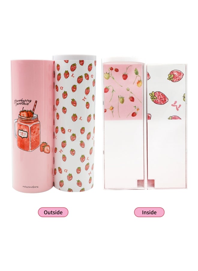 Loquat NBX Multi-functional Pencil Case Cute Cartoon Girl Heart Strawberry Multicolour - Image 5