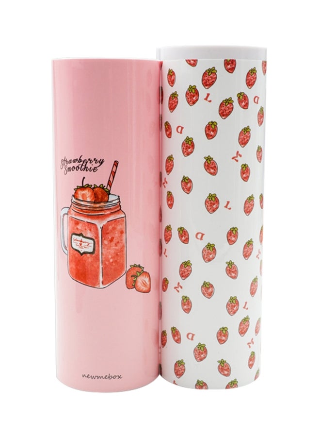 Loquat NBX Multi-functional Pencil Case Cute Cartoon Girl Heart Strawberry Multicolour - Image 1