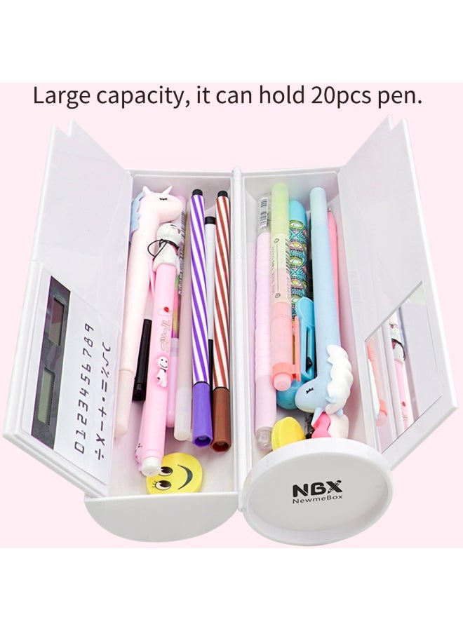 Loquat NBX Multi-functional Pencil Case Cute Cartoon Girl Heart Strawberry Multicolour - Image 3