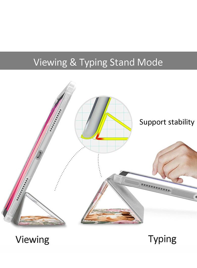 فوز القيمة حالة لـ iPad Air 11 بوصة M3 2025 / حالة لـ iPad Air 11 بوصة M2 2024 و iPad Air5 10.9 بوصة 2022 / Air4 10.9 بوصة 2020 Gen مع حامل قلم رصاص واضح شفاف رقيق الوقوف التلقائي الاستيقاظ / النوم ، غطاء الهواء الخامس / الهواء الرابع 10.9 بوصة 2022/2020 ، الهواء السادس / الهواء السابع 11 بوصة 2025/2024 - Image 5