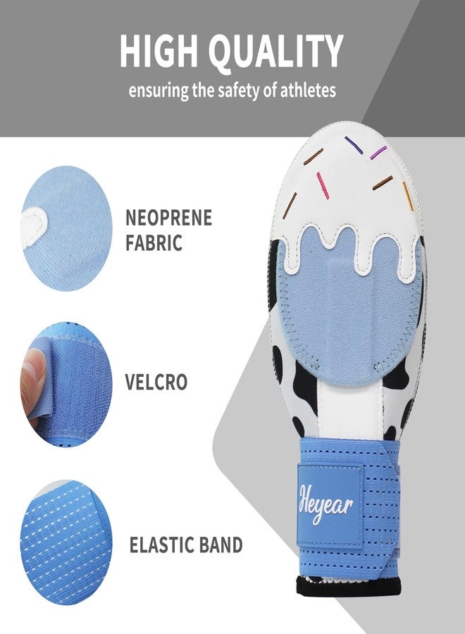 Heyear Baseball Sliding mitt, Sliding Mitt for Youth, Baseball Softball Glove for Hand Protection, Breathable and Durable, Adjustable Elastic Wrist Strap, Ambidextrous Design (Cow, Youth) - Image 3