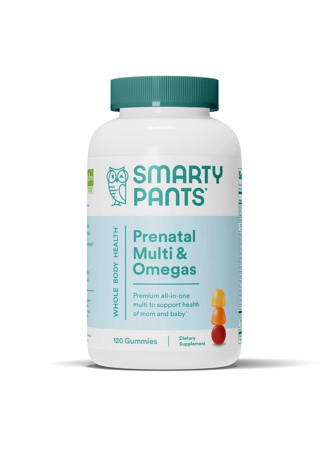 SmartyPants SmartyPants Prenatal Vitamins for Women, Multivitamin Gummies: Omega 3 Fish Oil (EPA/DHA), Biotin, Methylfolate, Vitamin D3, C, Vitamin B12, B6, A, K & Zinc, Inositol, 120 Count (30 Day Supply) - Image 1