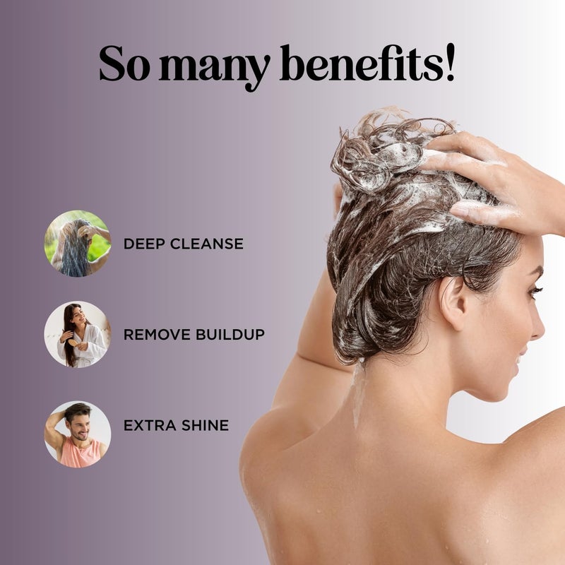 Maple Holistics Sage and Rosemary Shampoo Sulfate Free - Ultra Clarifying Shampoo for Build Up and Dry Scalp Treatment with Cleansing Essential Oils for Hair - Sulfate Free Shampoo for All Hair Types with Sage Oil - Image 1