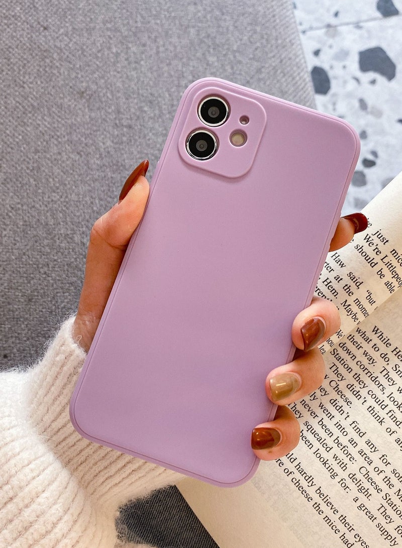 Loquat Purple Suitable For Xiaomi Phone Series Solid Color Mobile Phone Case