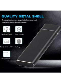 Generic Portable External Hard Drive , Mini SSD Hard Drives,Solid State External Drives,Computer Backup Drive,USB 3.1 to Type-C Support Data Storage Transfer for Windows XP PC Laptop and Mac  - Image 4