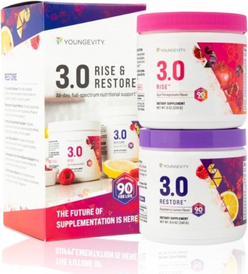 youngevity 3.0 Rise & Restore Dietary Supplement for Adults - Image 1
