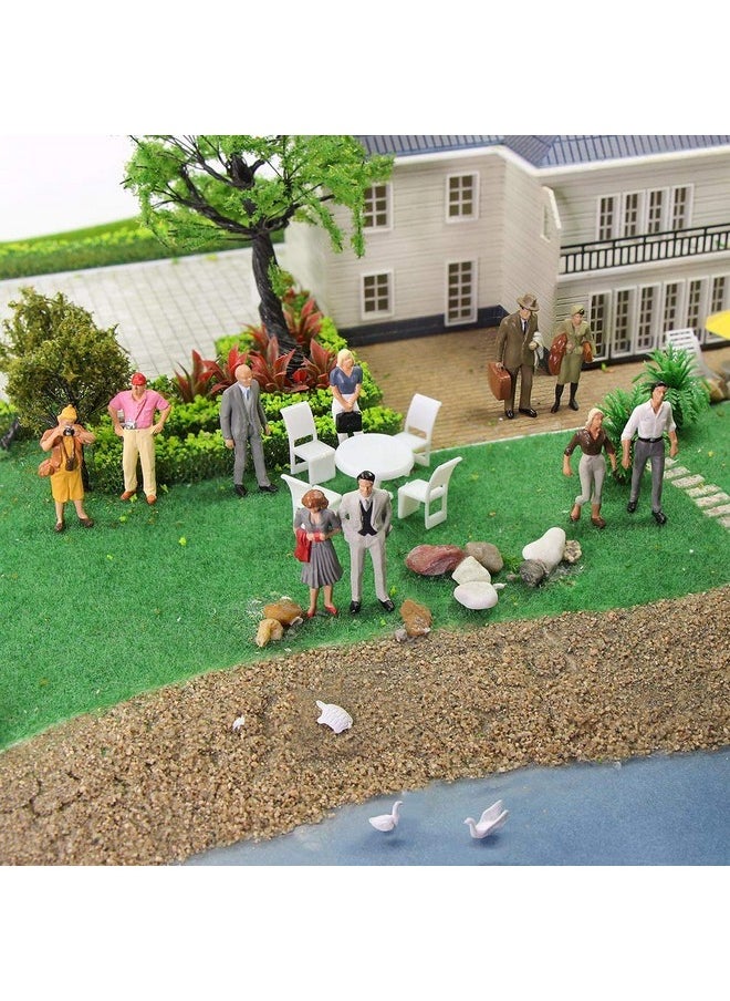 Evemodel - P4310 30 Pcs O Gauge Figures All Standing 1:43 O Scale Model Trains Passengers 30 Different Poses People Model Railway For Miniature Scenes - Image 1