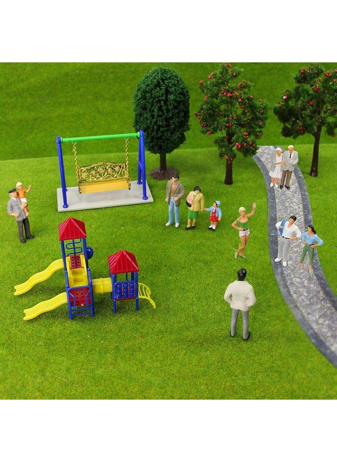 Evemodel - P4310 30 Pcs O Gauge Figures All Standing 1:43 O Scale Model Trains Passengers 30 Different Poses People Model Railway For Miniature Scenes - Image 1