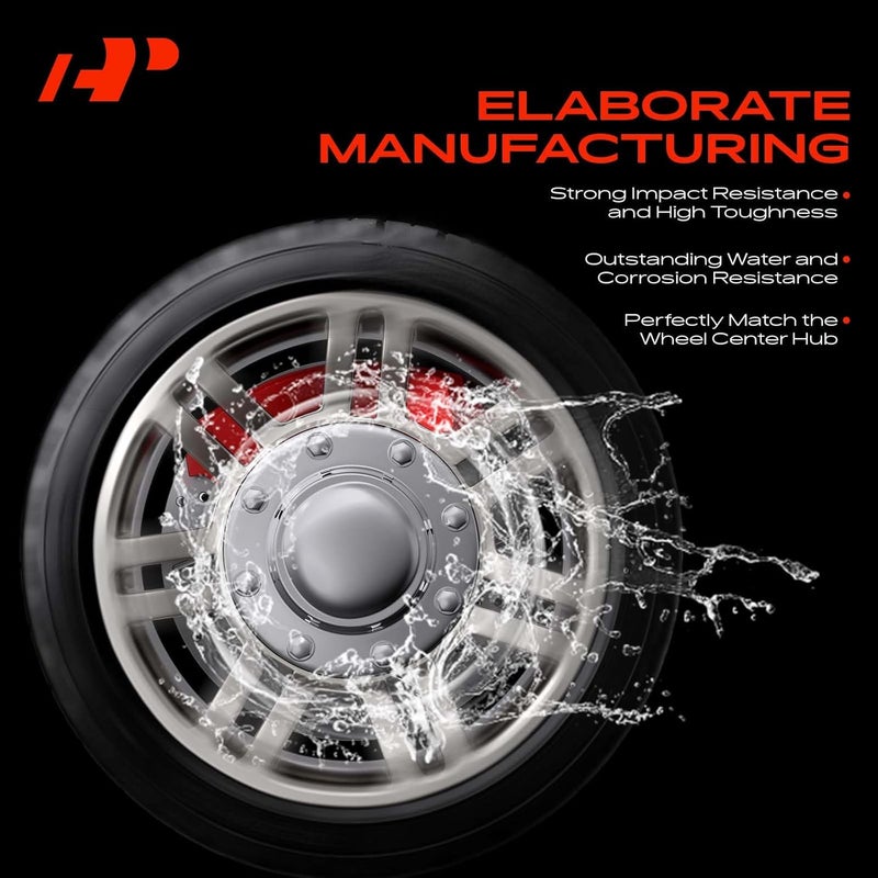 A-Premium Wheel Center Caps for Ram 3500 (2011-2018) - 2-PC Set - Image 4