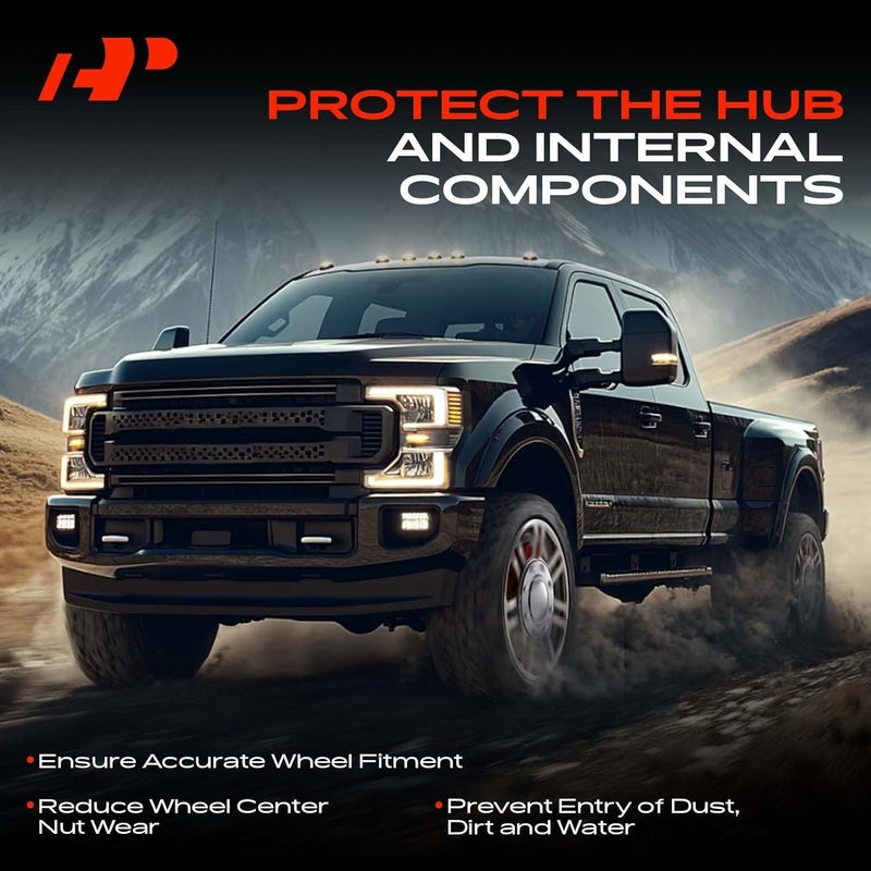 A-Premium Wheel Center Caps for Ram 3500 (2011-2018) - 2-PC Set - Image 5