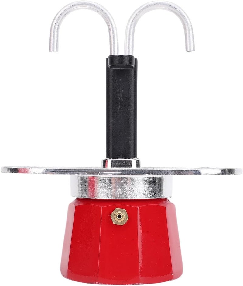Modern warehouse management Zopsc 2 Cup Stovetop Coffee Pot, Red Aluminum Alloy Pot, 100ml Double Tube Maker, Ideal for Home Travel Camping Stovetop Coffee Maker Multi-style matching design Home & professional compatible Varied available picks Batch consistent craftsmanship Stable domestic stock Light durable upgraded substance Demand fit global economical quality Hardness boosted processed substance Quick available purchase options Public demand affordable quality Detachable clean Season change compatible build Certified local stock Durability boost selected material Mountain region eligible ship Size-sorted warehouse storage Market diverse application fit Cross part assemble fit Moisture proof Daily universal pick Repeated use friendly design Proper storage environment Confirmed available stock Closed & open space compatible - Image 4