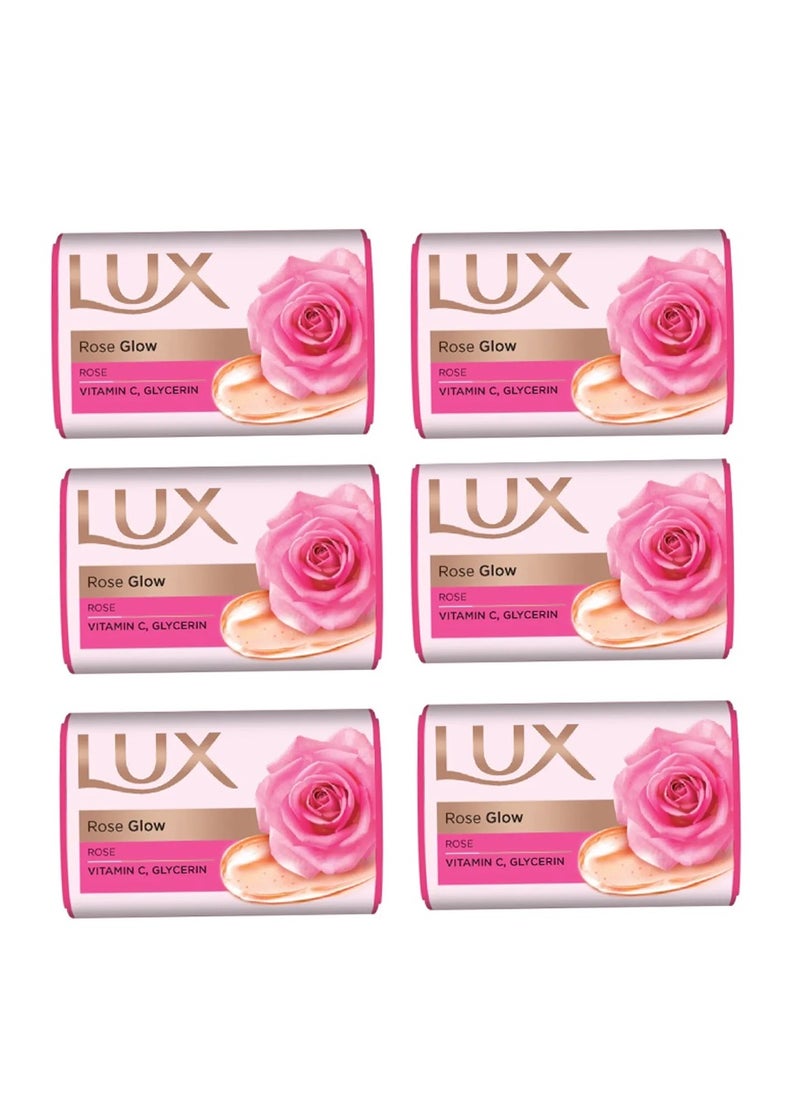 Lux - 6 Pcs Rose Glow Soap 6x172g - Image 1