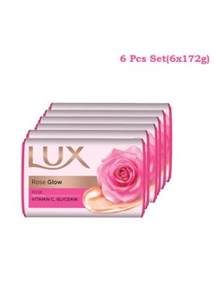 6 Pcs Rose Glow Soap 6x172g