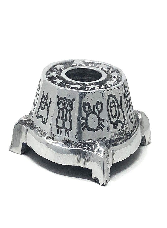 vrinda Aluminum Chime Candle Holder Zodiac 2" - Image 5