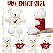 Hungdao 18 Pcs Valentines Day Bear Stuffed Animal Bear Plush Toys 1083 Inch Soft Cute Animals for Girlfriend Birthday Wedding Anniversary Mothers Day Party - Image 4