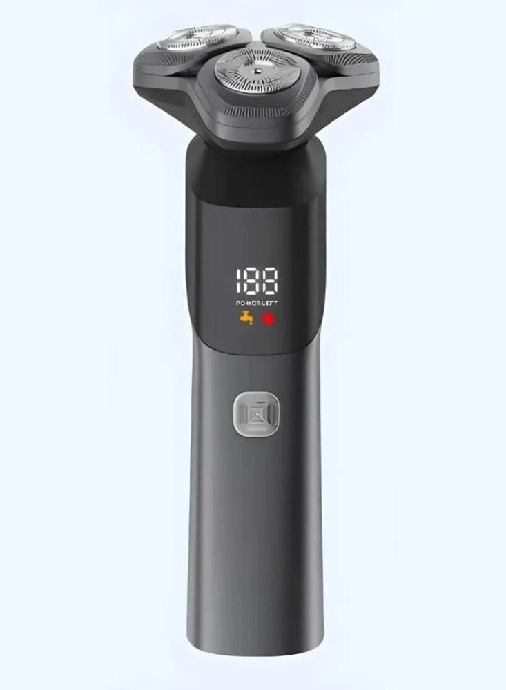 Denx DX1368 Waterproof Electric Shaver with Type-C Fast Charging and LED Display - Image 3