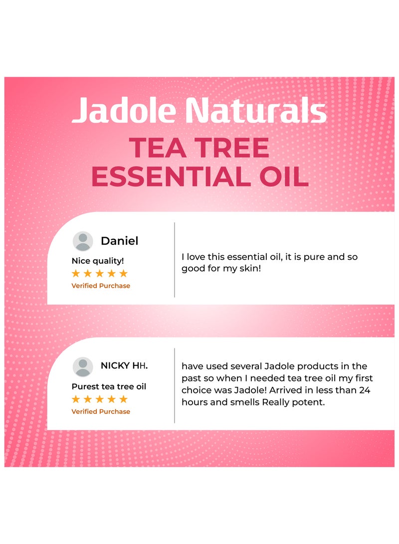 جادول ناتشورالز زيت شجرة الشاي العطري من جادول ناتشورالز مع قطارة زجاجية - 30 مل - Image 5