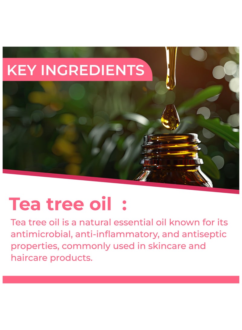 جادول ناتشورالز زيت شجرة الشاي العطري من جادول ناتشورالز مع قطارة زجاجية - 30 مل - Image 4