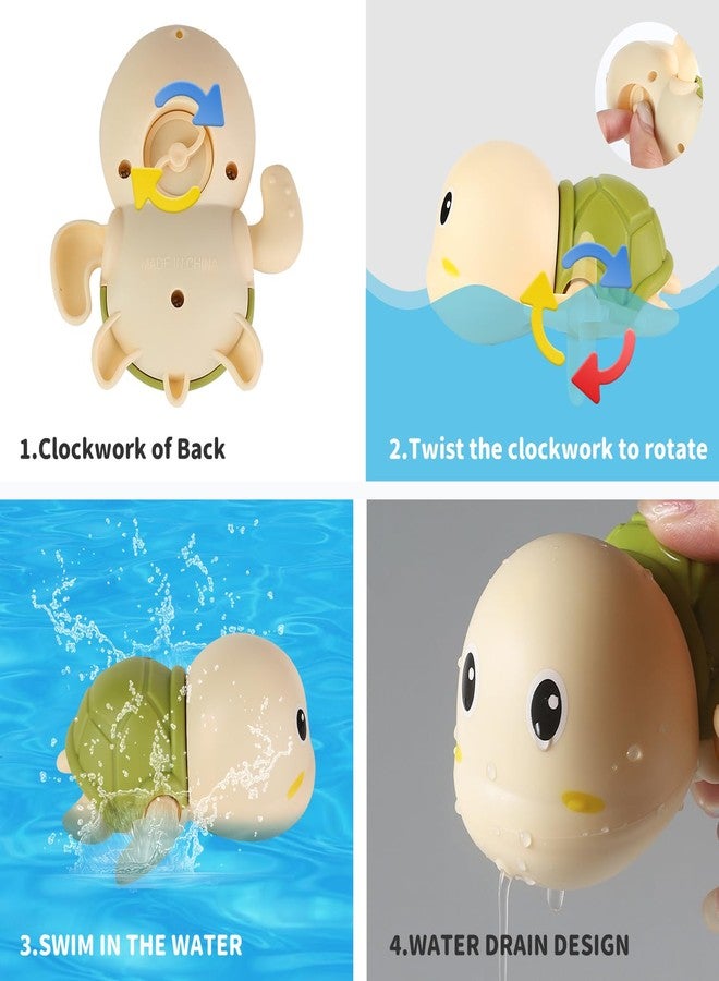 VConejo Baby Bath Toys for Toddlers, Crab Bath Bubble Maker with 12 Songs, 3 Pack Wind-up Pool Toys for Kid, Bathtub Toys As Birthday Gift for Boys Girls - Image 5