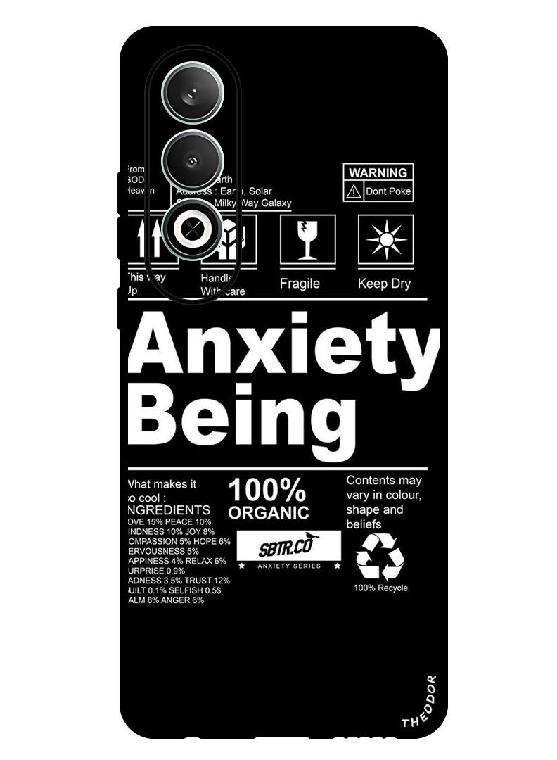 Theodor Protective Case Anti Scratch Shock Proof Bumper Cover For OnePlus Nord CE 4 Anxiety Being - Image 1