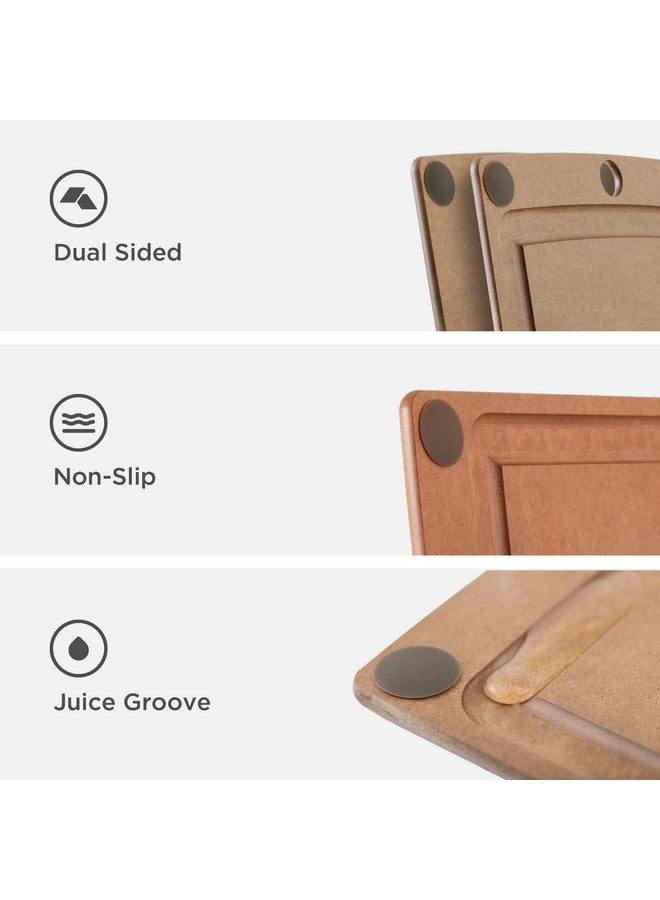 إبيكيوريان لوح تقطيع متعدد الاستخدامات، مقاس 14.5 بوصة × 11.25 بوصة، لون جوزة الطيب - Image 4