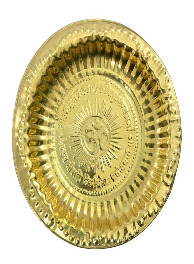 DARIDRA BHANJAN Shivling Abhishek Stand With Trishul Brass Abhishekam Puja Set For Shiv Lingam Shivling Stand Shivalingam Abhishek Patra For Shiv Puja (15 L X 15 B X 14 H) Cm - Image 5