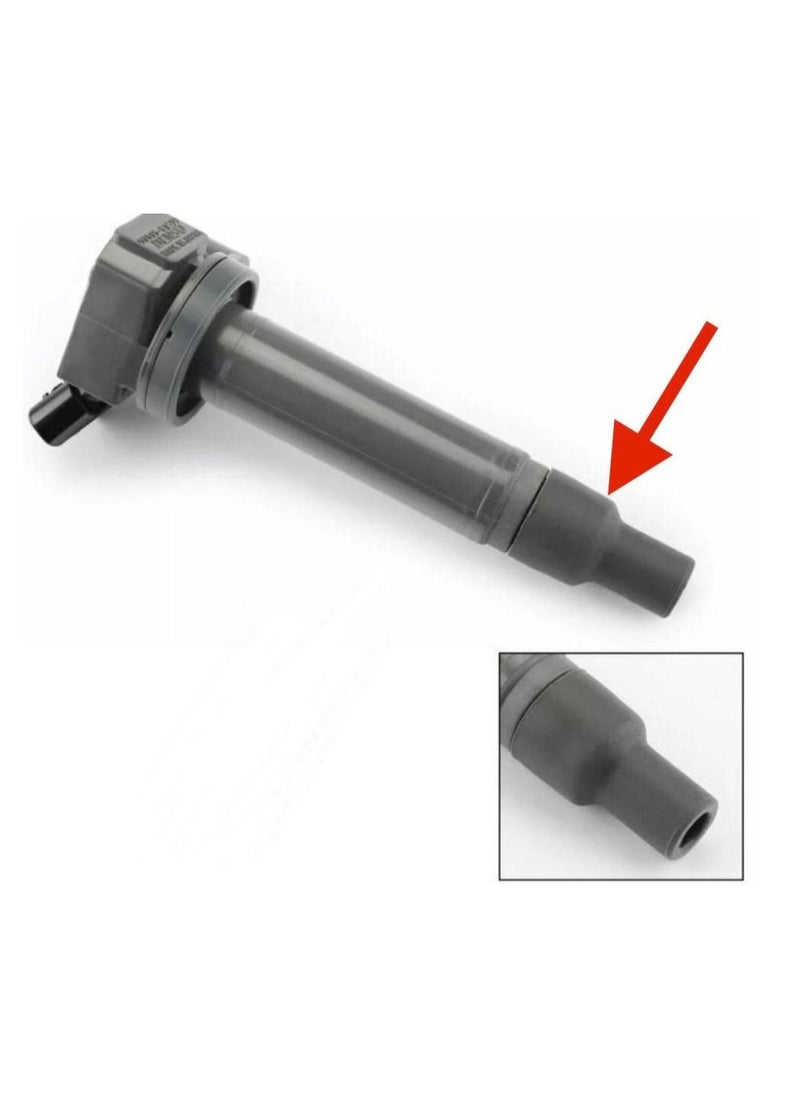 Denso - 8-Piece Auto Part Spark Plugs Cap Ignition Coil Rubber For Lexus LS430/460 Toyota - Image 1