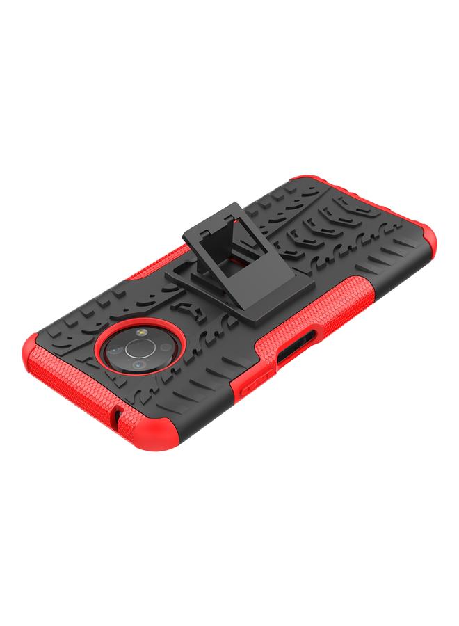 erorex Case For Nokia G300 Tire Texture TPU + PC Phone Case with Holder - Image 5