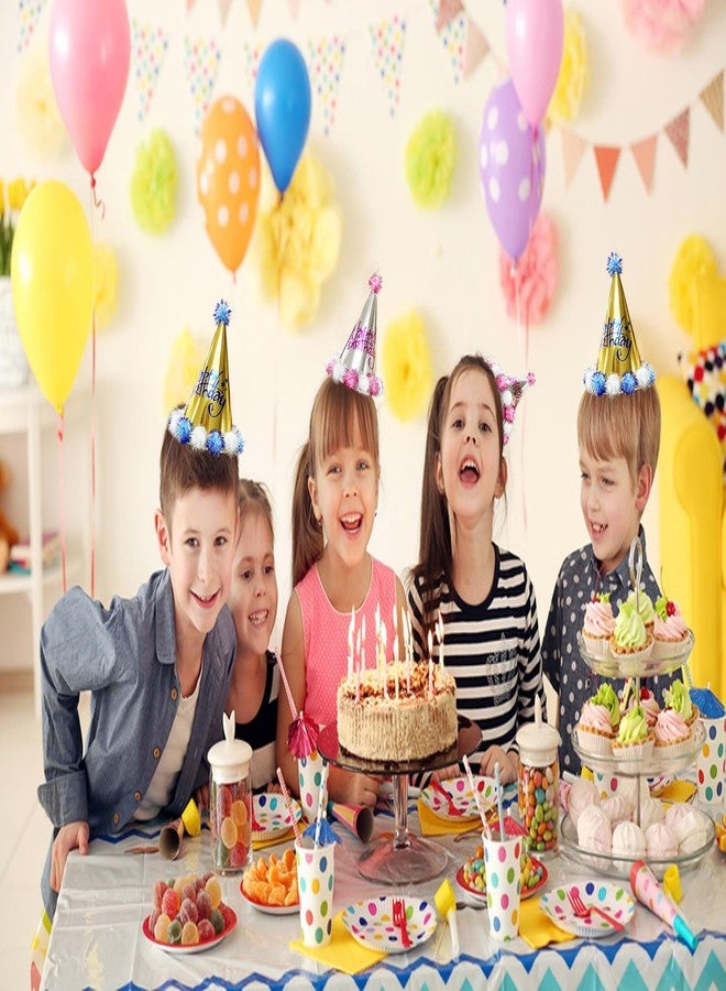 تي أس جي قبعات حفلات مخروطية الشكل لأعياد الميلاد السعيدة من TSJ، 10 قطع، قبعات حفلات أعياد الميلاد للأطفال والكبار - Image 2