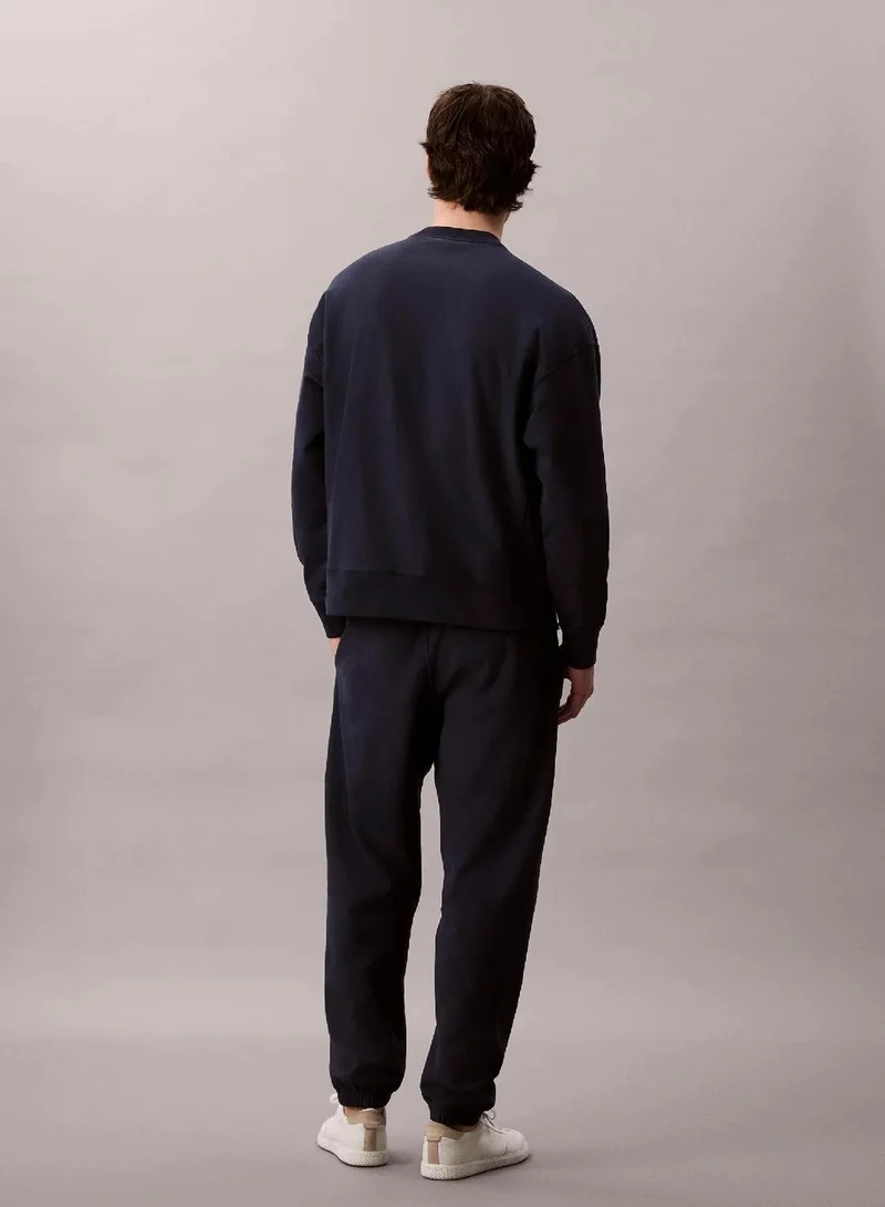 Calvin Klein Jeans Cotton Terry Monogram Joggers