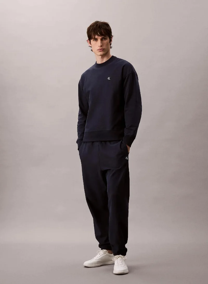 Calvin Klein Jeans Cotton Terry Monogram Joggers
