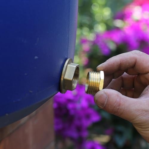 SIGURANTA Male Brass Pipe Plug Outer Garden Hose 3/4" GHT Male Threaded End Cap Plug Garden Irrigation Pipe Fittings Water Tubing Stopper(3 Pack) - Image 3