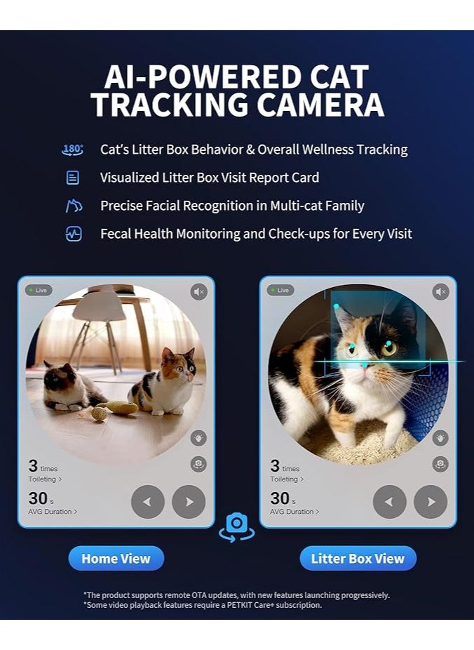 PetKit - PETKIT New Purobot Ultra Self-Packing & AI-Powered Camera Automatic Cat Litter Box, 5G WiFi Self Cleaning Cat Litter Box, True Hands-Free Auto Scooping Cat Litter Box with App control - Image 1