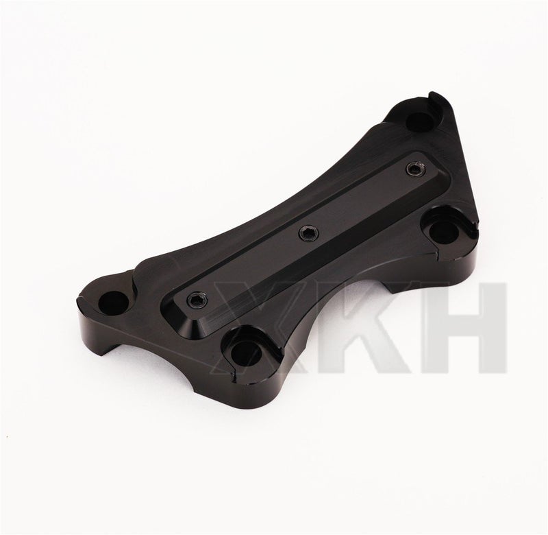 XKH-MOTO XKH- Anti-Slip Handlebar 1PC 1" 25mm top clamp Compatible with 1997 & up Harley Touring Black [B075YHL8H8] - Image 2