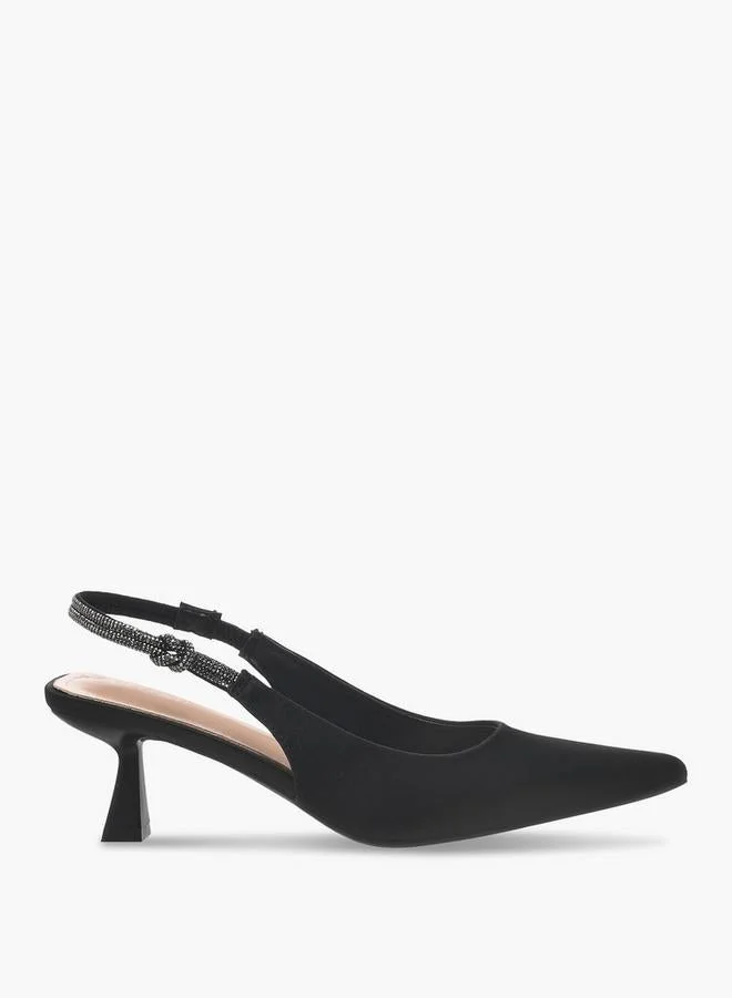 سيليست Women Kitten Heel Slingback Shoes