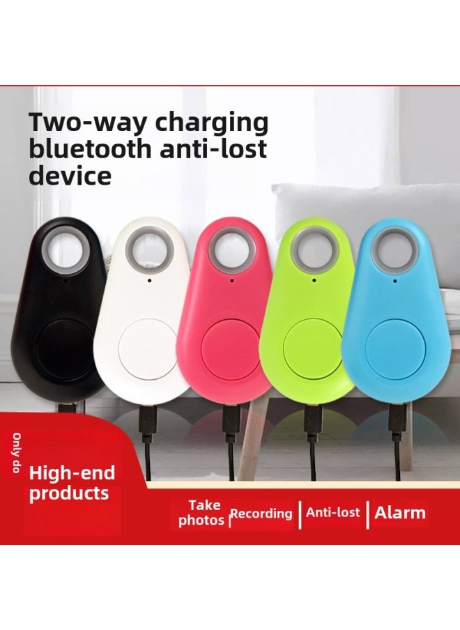 Generic - Charging Water Drop Bluetooth Anti-lost Device Smart Bluetooth Locator Water Drop Two-way Anti-lost Device Mobile Phone Anti-lost Device-Color:Battery Model With Random Colors - Image 1