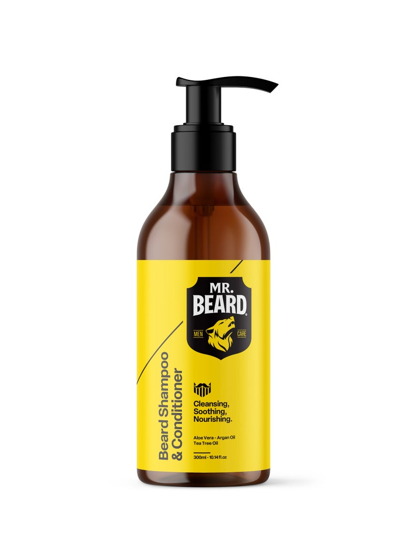 Mr.Beard Bundle – Beard Shampoo & Conditioner 2-in-1 (300ml) + Lumberjack Beard Oil (30ml) - Image 3