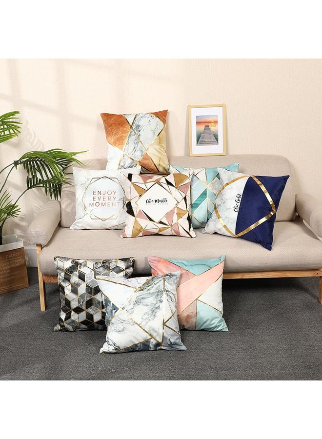 الأزرق جي دبليو Lisi المخمل المطبوع وسادة ساخنة - Image 2