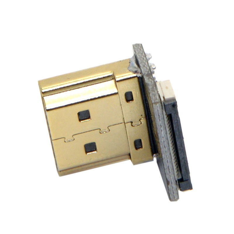 JSER CYFPV HDMI Type A Male Connector Down Angled 90 Degree for FPV HDTV Multicopter Aerial Photography - Image 3