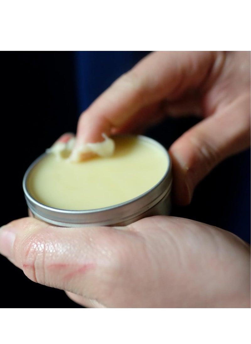 The Bearded Bastard - TBB Barbershop Mustache Wax 1 Ounce Tin of Strong All Day Hold Mustache Wax with Beeswax, Lanolin, Tea Tree and Jojoba Essential Oils, Mens Care Great Smelling Facial Hair Products - Image 1