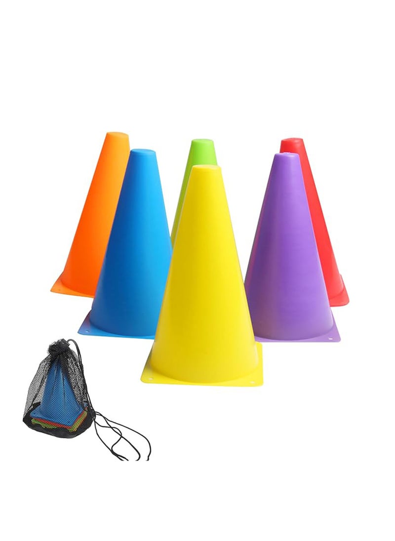 5Pcs Soccer Cones Sports Training Agility Field Marker Plastic Cones