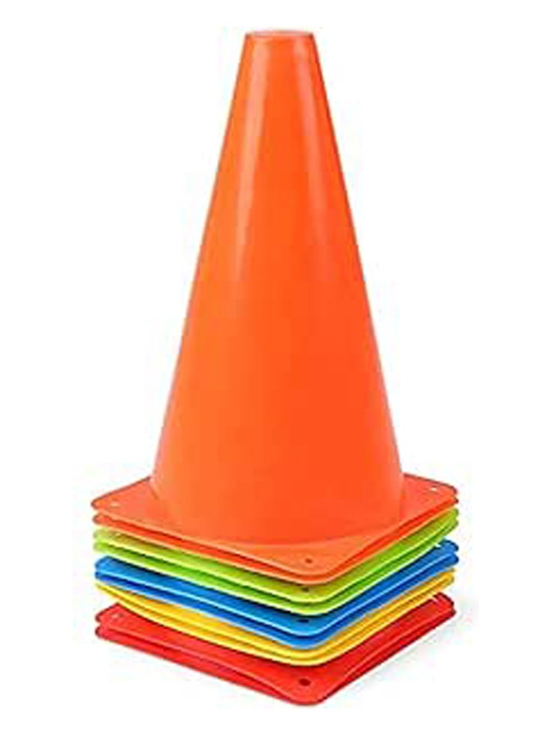 5Pcs Soccer Cones Sports Training Agility Field Marker Plastic Cones