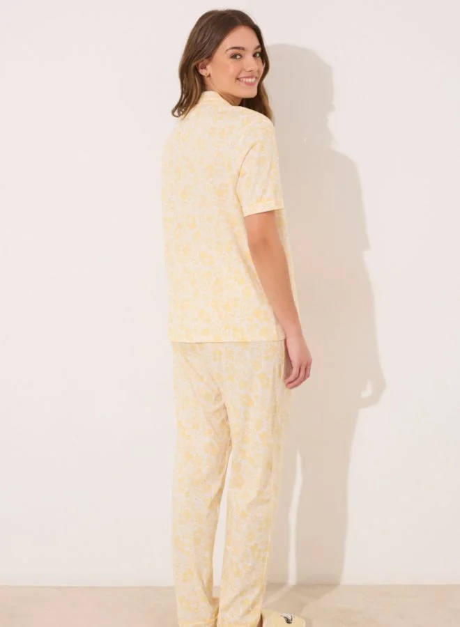 women'secret Little Miss Mr. Men Floral Cotton Classic Pyjamas