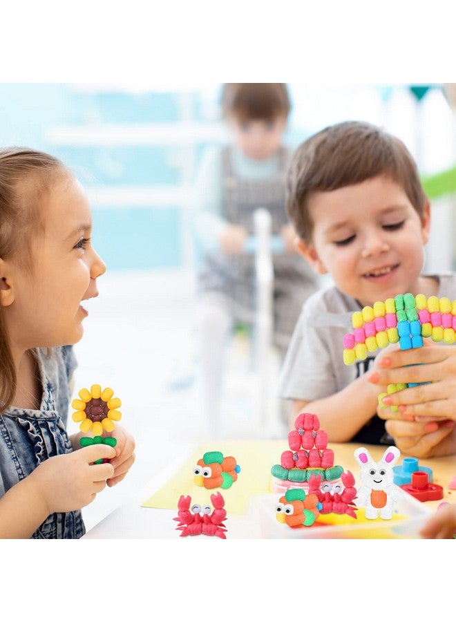 Junkin 2000 Pcs Magic Foam For Crafts Bulk Puffs Corn Craft Kit For Preschool Diy Kindergarten School Stem Building Model Toys Stimulates Creativity Supplies Back To School Crafts - Image 4