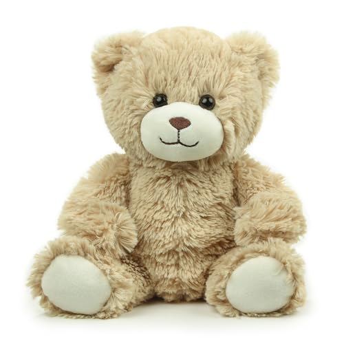 Plushland Classic Teddy Bear Stuffed Animal Plush Toys Small Brown Plush Bear Home Party Plushies Decoration for Kids and Adults 10 Inches Furry - Image 1
