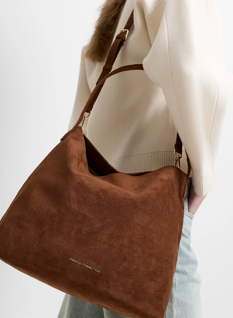 فرنش كونكشن Women Brown Camille Shoulder Bag