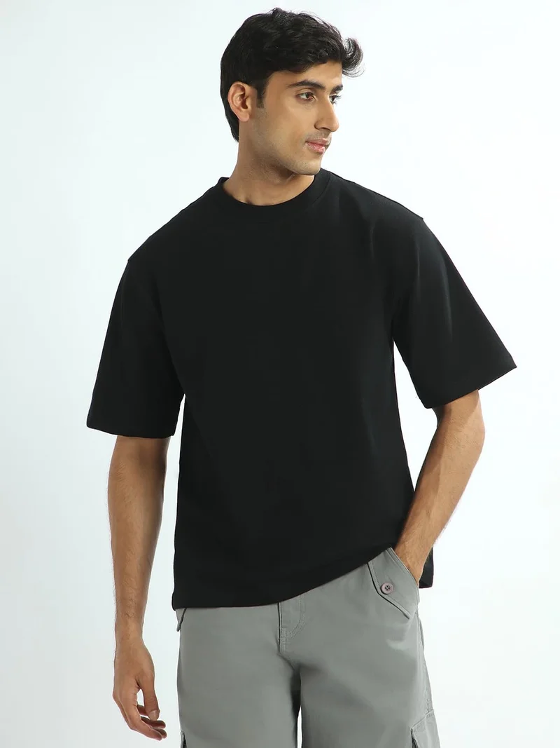 Men's Black Oversized T-Shirt